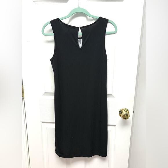 Banana Republic Dress, Black, Yellow, White, and Green Patterned Shift, Size XS - Picture 4 of 7